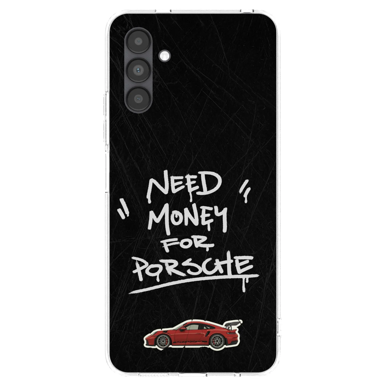 Picasee Samsung Galaxy A04s A047F Hülle - Transparentes Silikon - Dark Racer