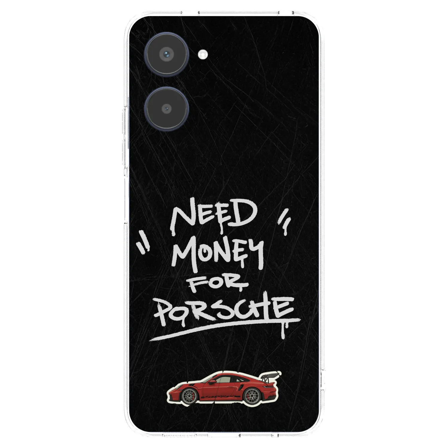 Picasee Realme 10 4G Hülle - Transparentes Silikon - Dark Racer