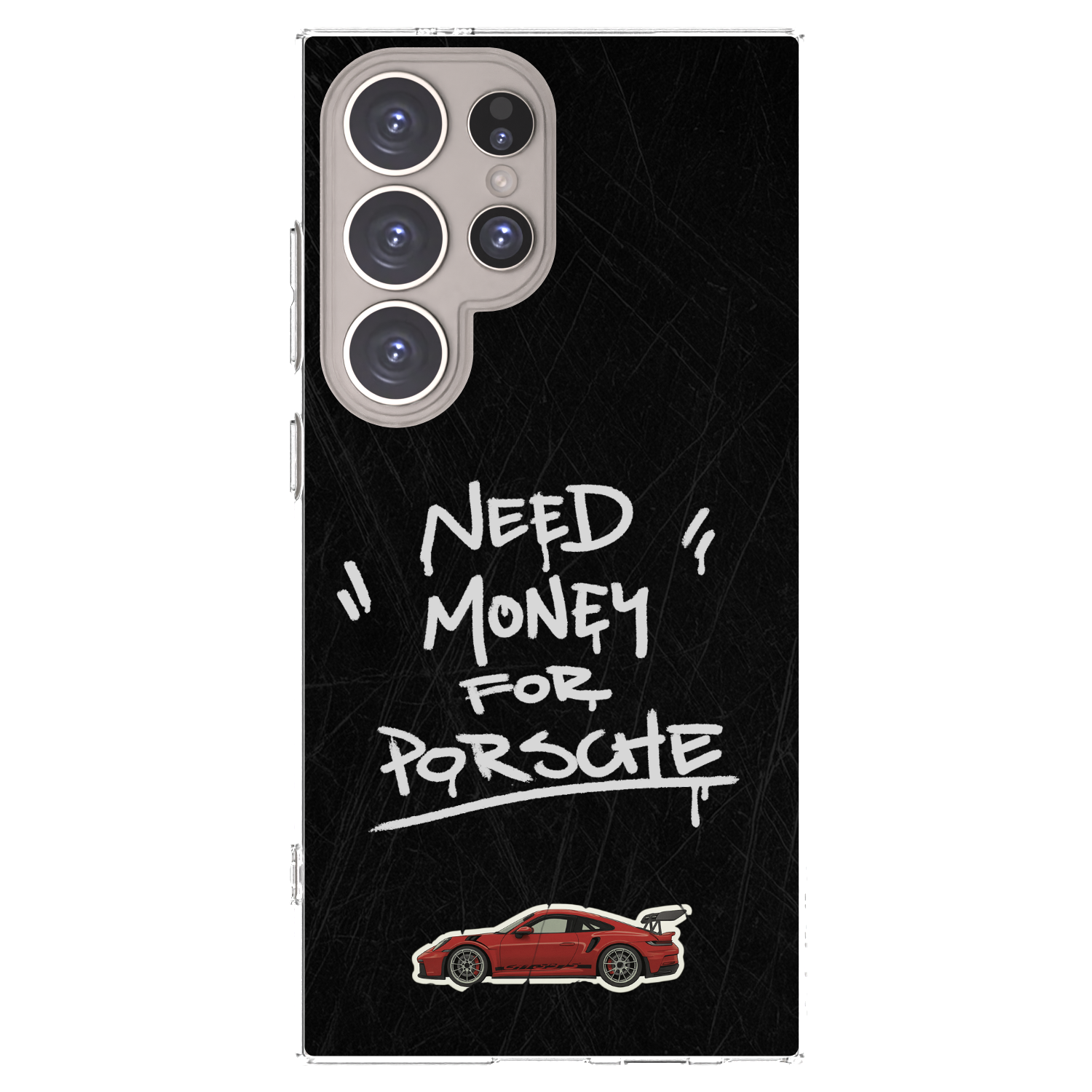 Picasee Samsung Galaxy S24 Ultra S928B 5G Hülle - Transparentes Silikon - Dark Racer