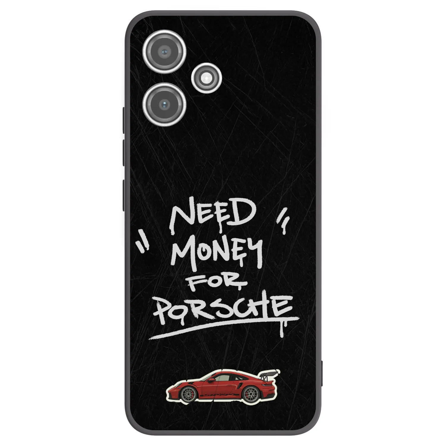 Picasee Xiaomi Redmi 12 5G Hülle - Schwarzes Silikon - Dark Racer