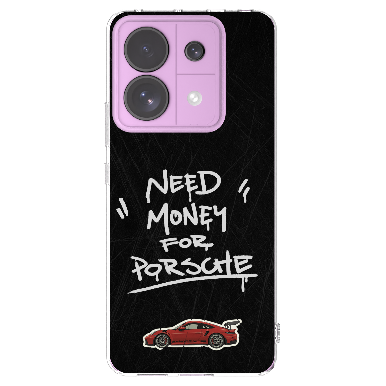 Picasee Xiaomi Redmi Note 13 Pro 5G Hülle - Transparentes Silikon - Dark Racer
