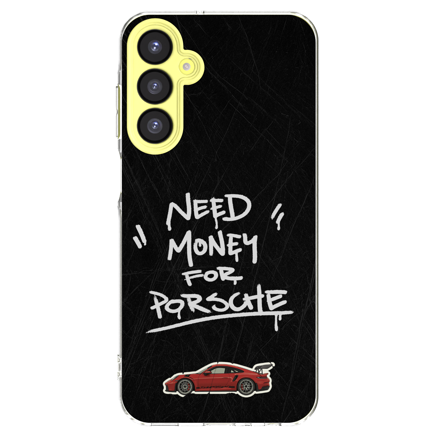 Picasee Samsung Galaxy A25 A256B 5G Hülle - Transparentes Silikon - Dark Racer