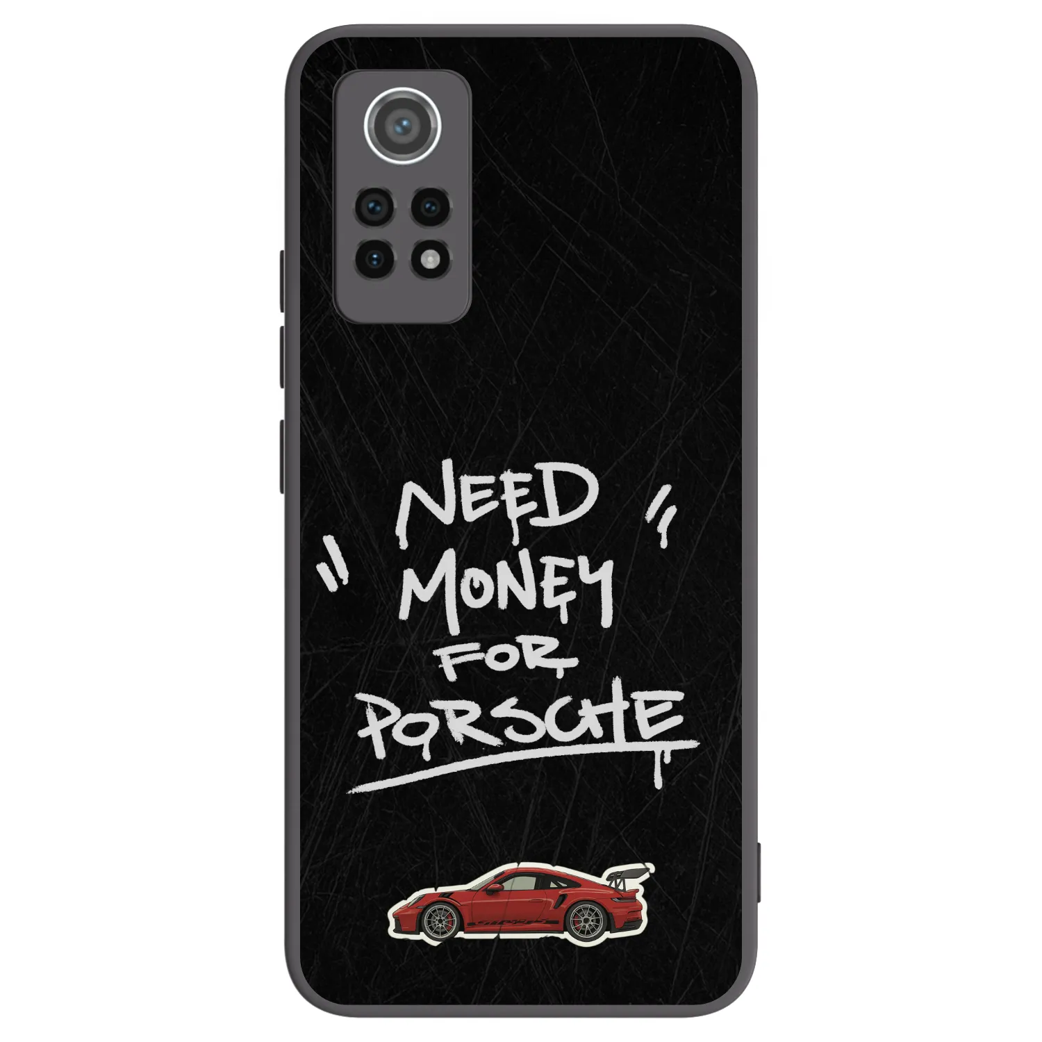 Picasee Xiaomi Redmi Note 12 Pro 4G Hülle - Schwarzes Silikon - Dark Racer