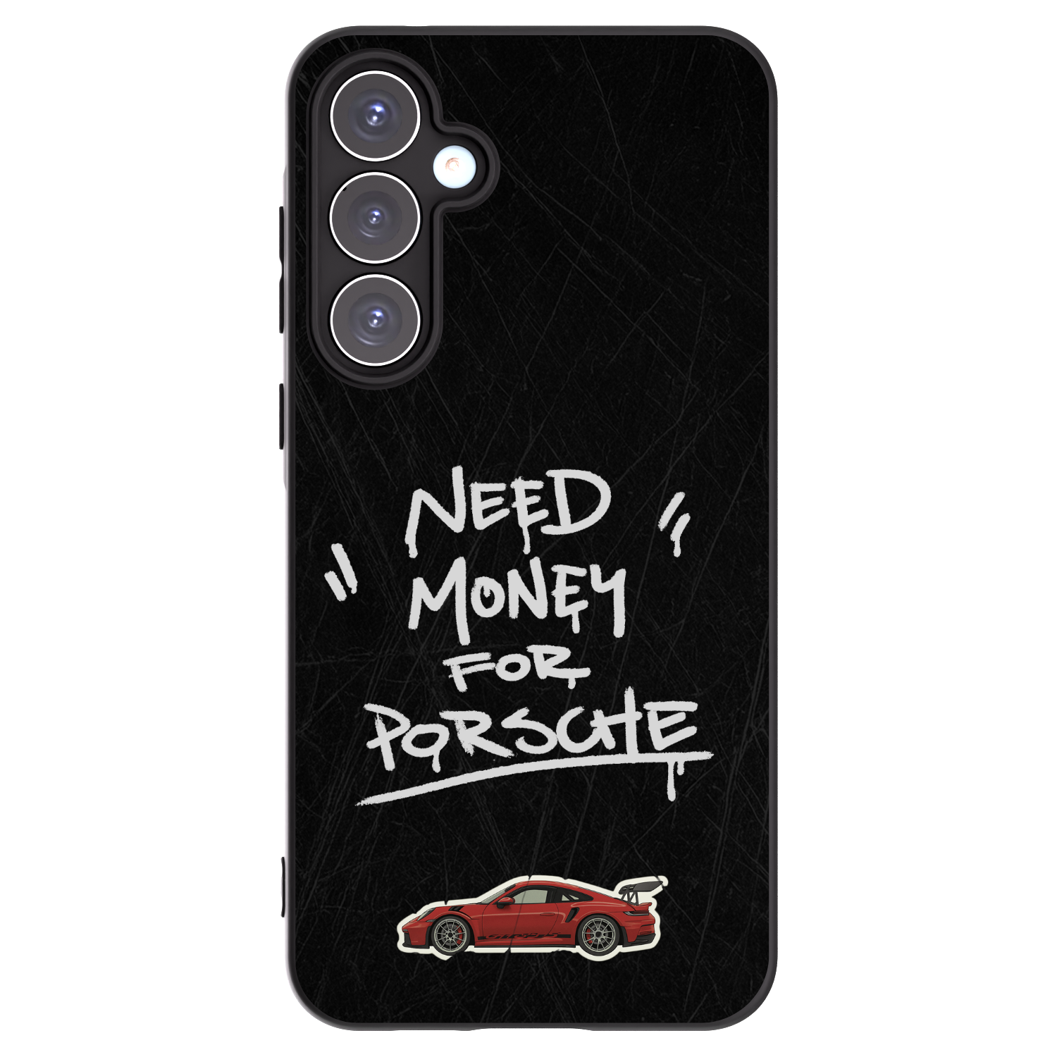 Picasee Samsung Galaxy A55 5G A556B Hülle - Schwarzes Silikon - Dark Racer