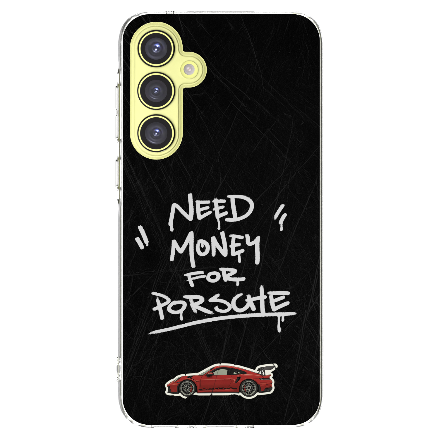 Picasee Samsung Galaxy A35 5G A356B Hülle - Transparentes Silikon - Dark Racer