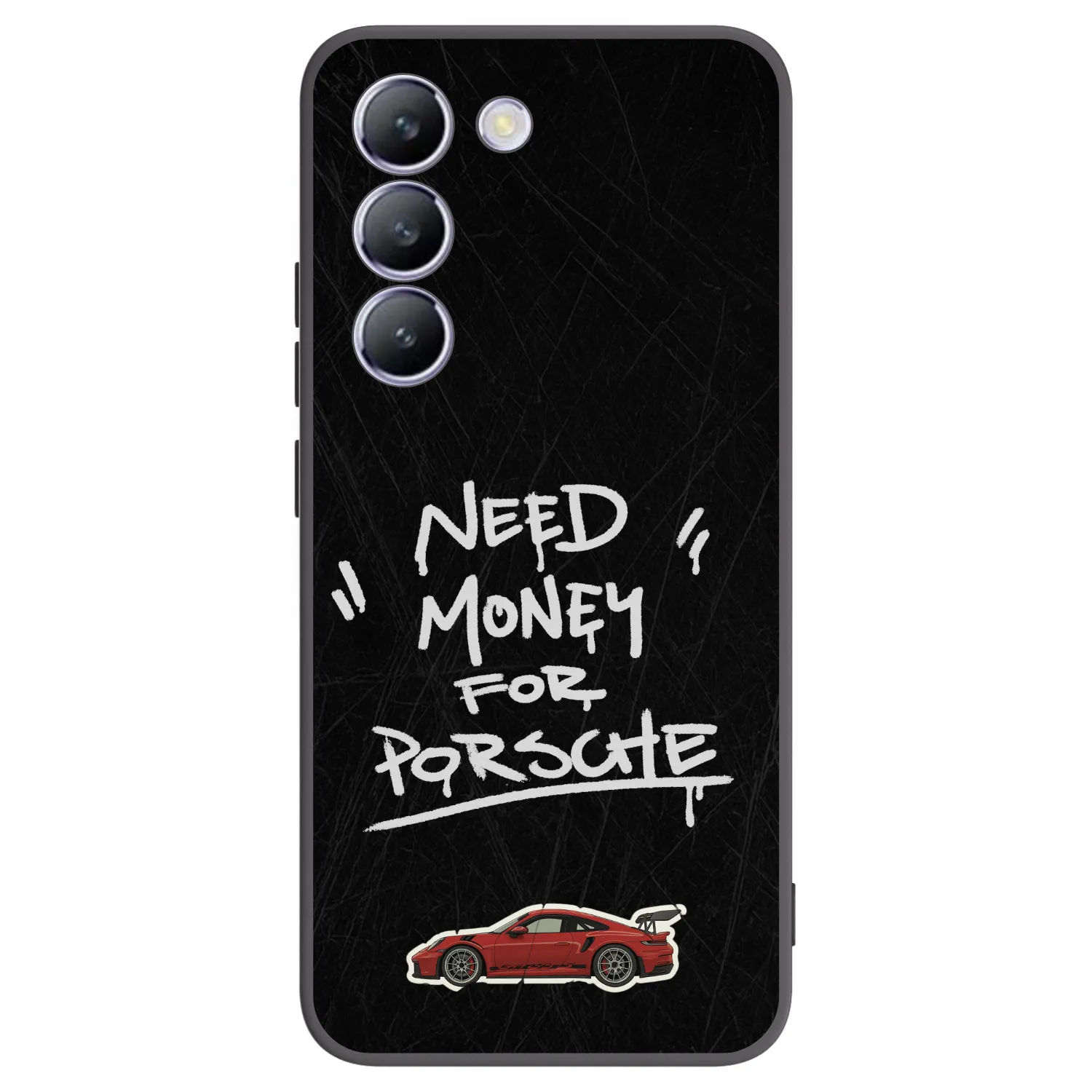 Picasee Vivo V40 SE 5G Hülle - Schwarzes Silikon - Dark Racer