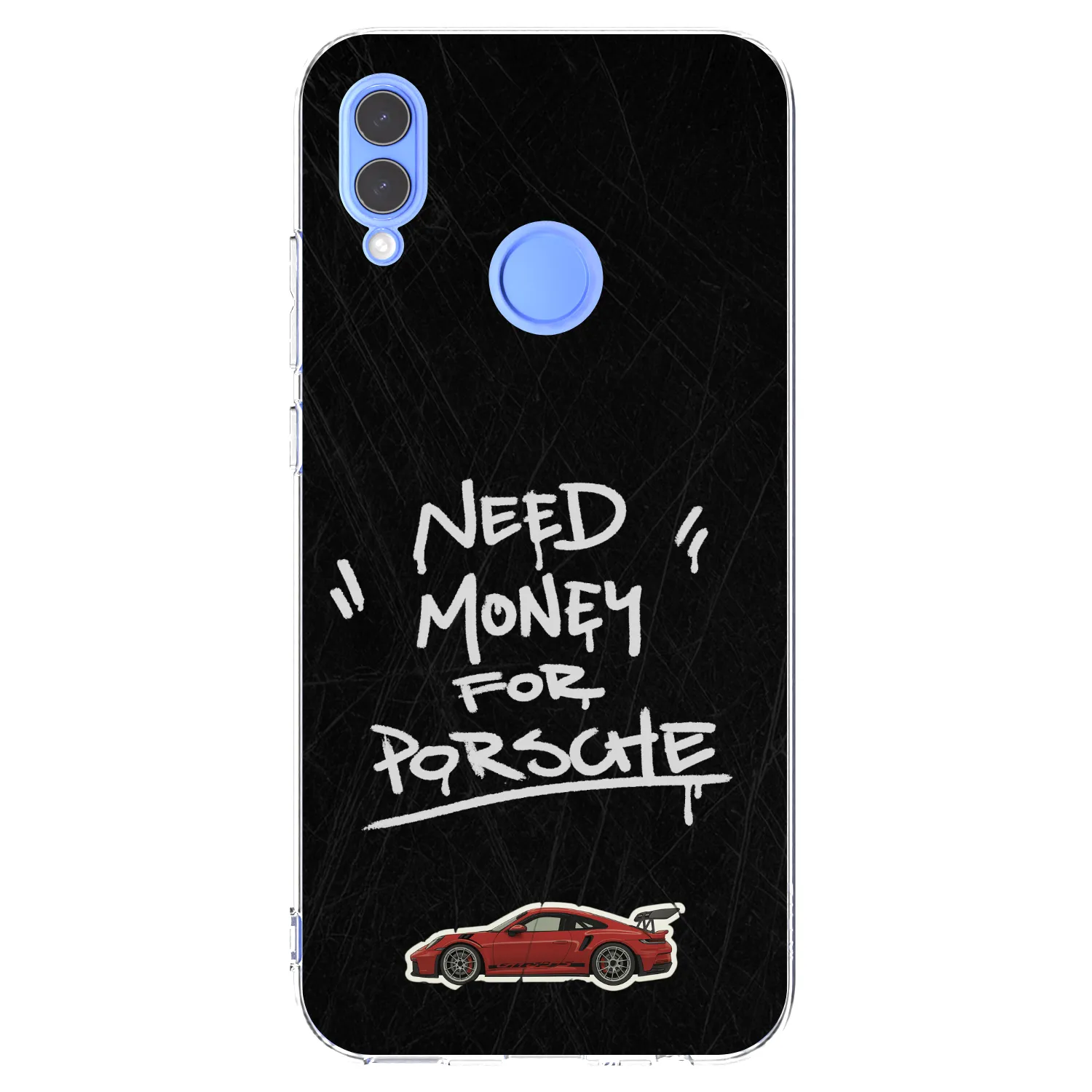 Picasee Huawei P Smart 2019 Hülle - Transparentes Silikon - Dark Racer