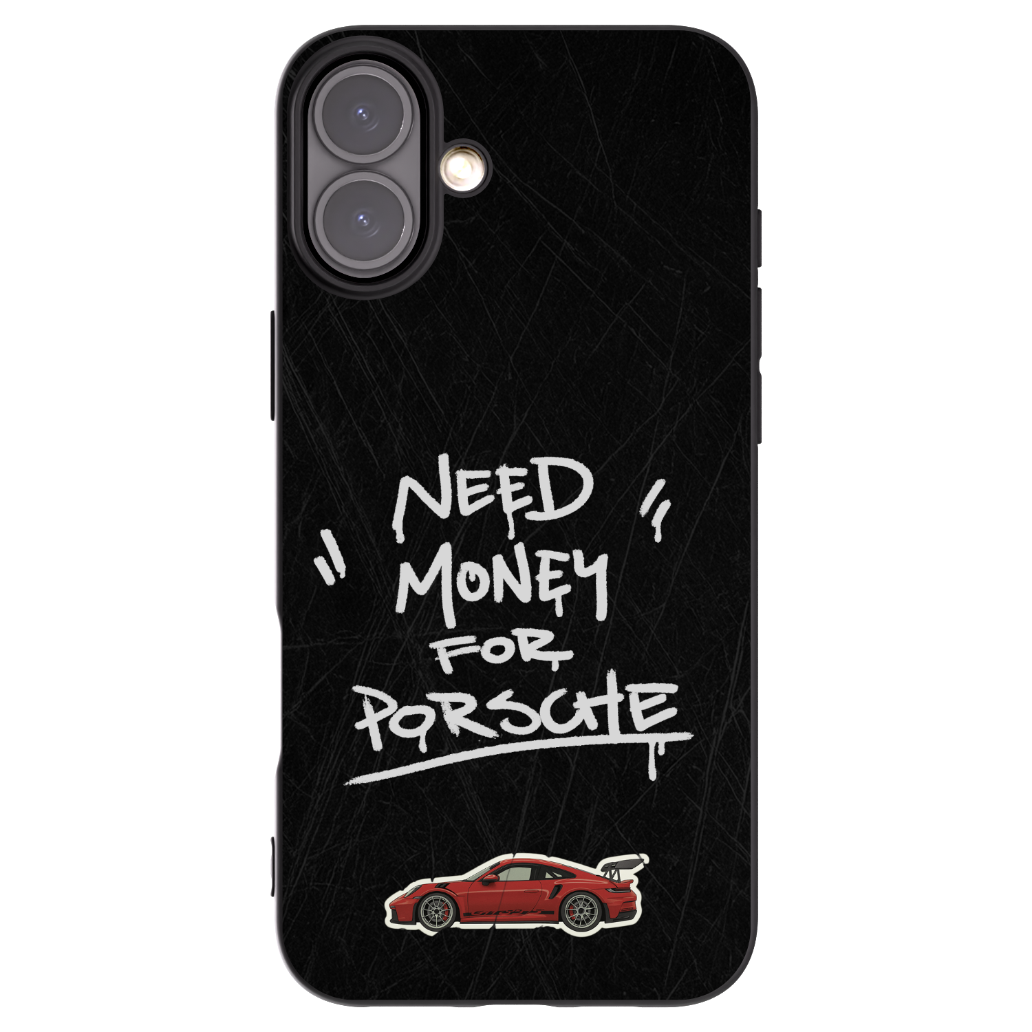 Picasee Apple iPhone 16 Plus Hülle - Schwarzes Silikon - Dark Racer
