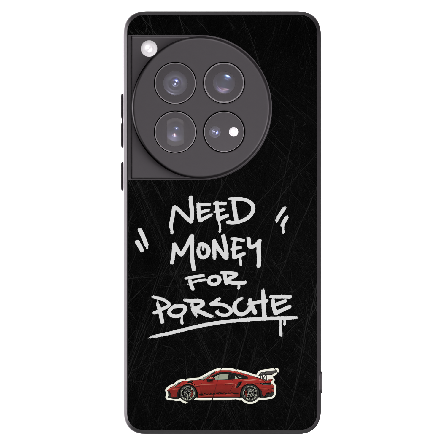 Picasee OnePlus 12 5G Hülle - Schwarzes Silikon - Dark Racer