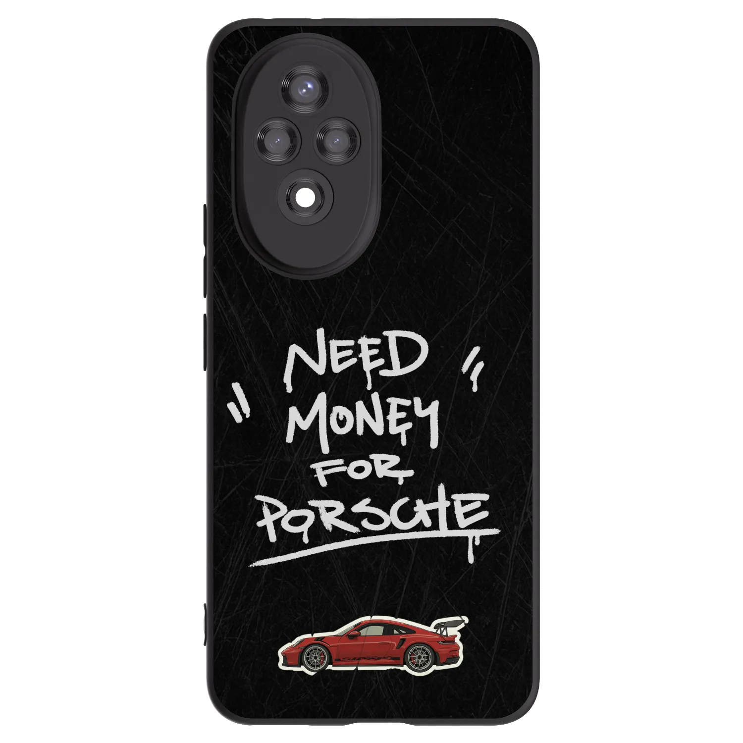 Picasee Honor 200 Pro 5G Hülle - Schwarzes Silikon - Dark Racer