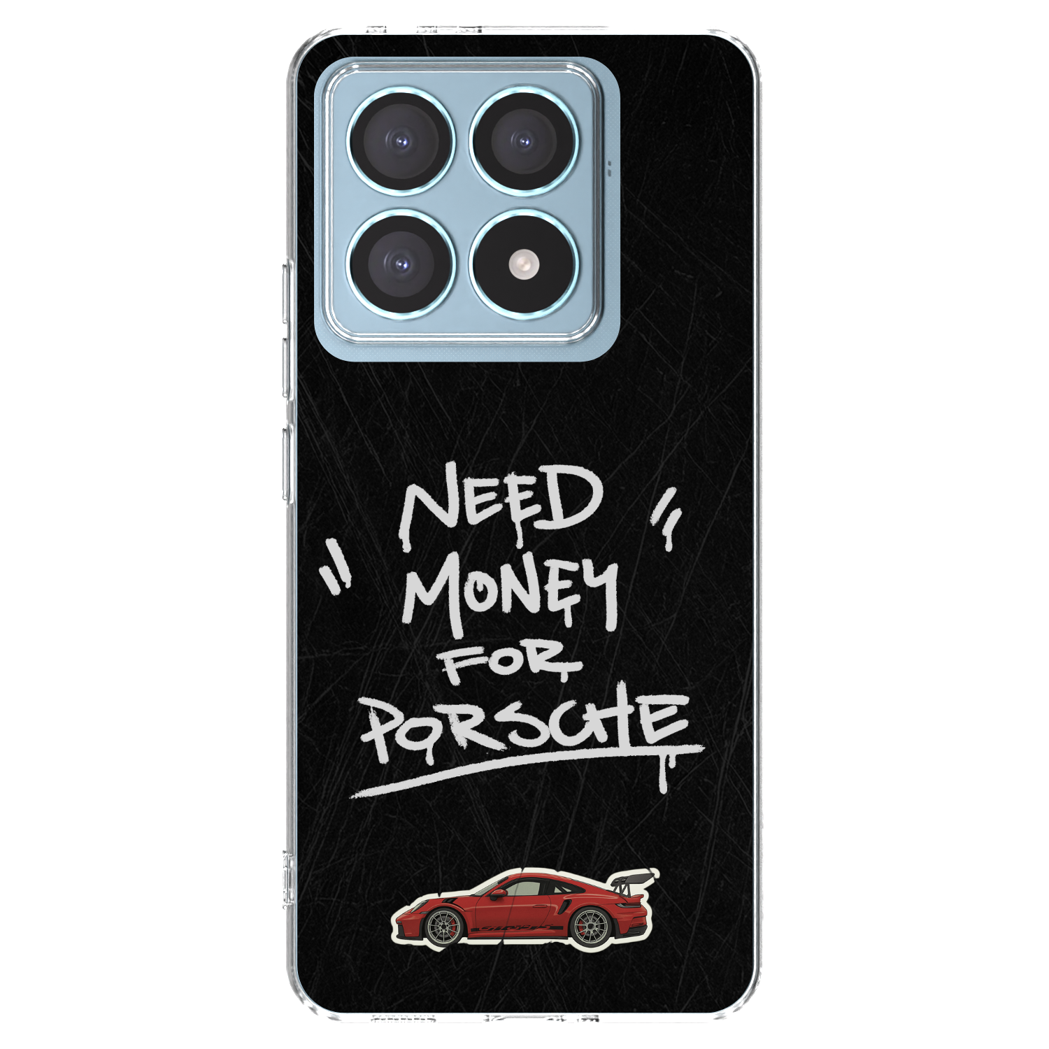 Picasee Xiaomi 14T Pro Hülle - Transparentes Silikon - Dark Racer