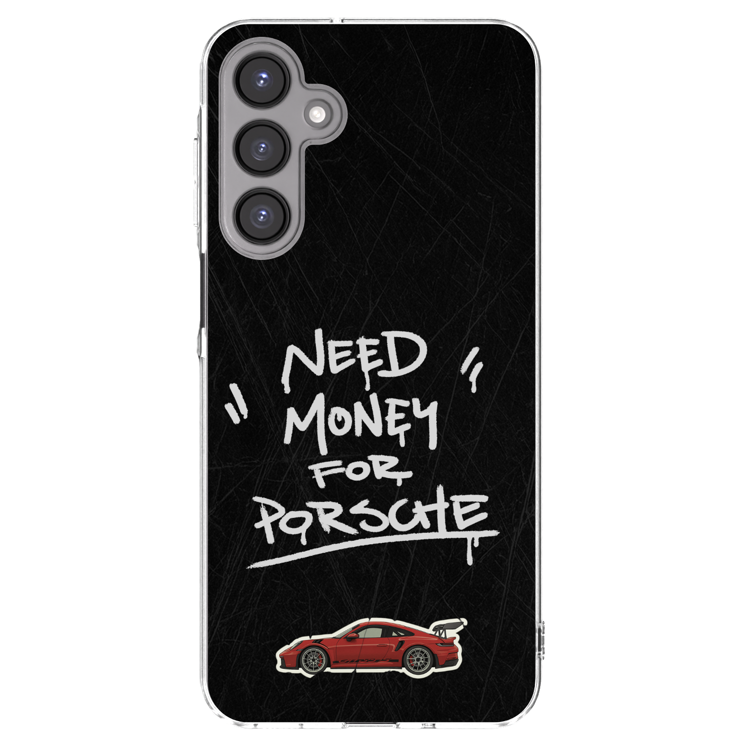 Picasee Samsung Galaxy A16 5G Hülle - Transparentes Silikon - Dark Racer