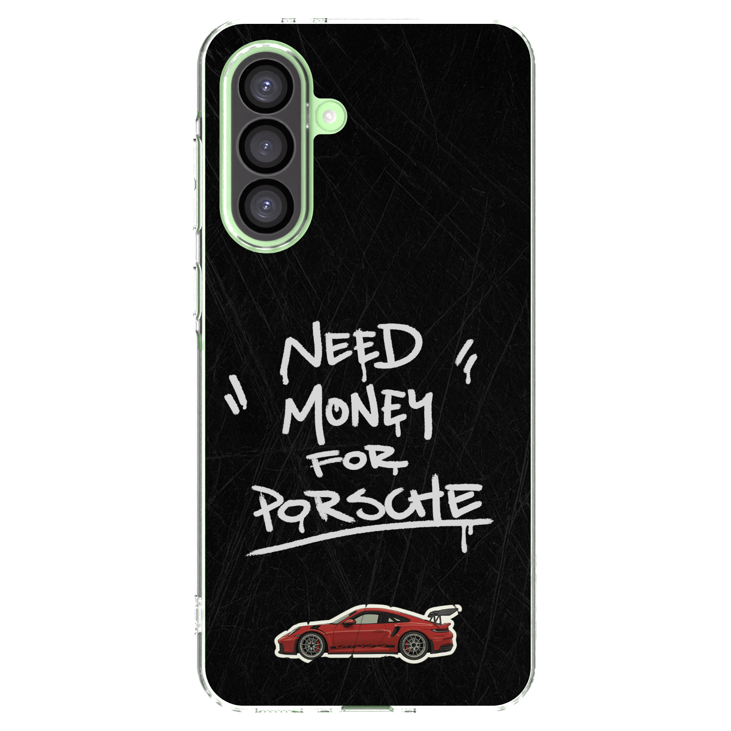 Picasee Samsung Galaxy A26 5G A266B Hülle - Transparentes Silikon - Dark Racer