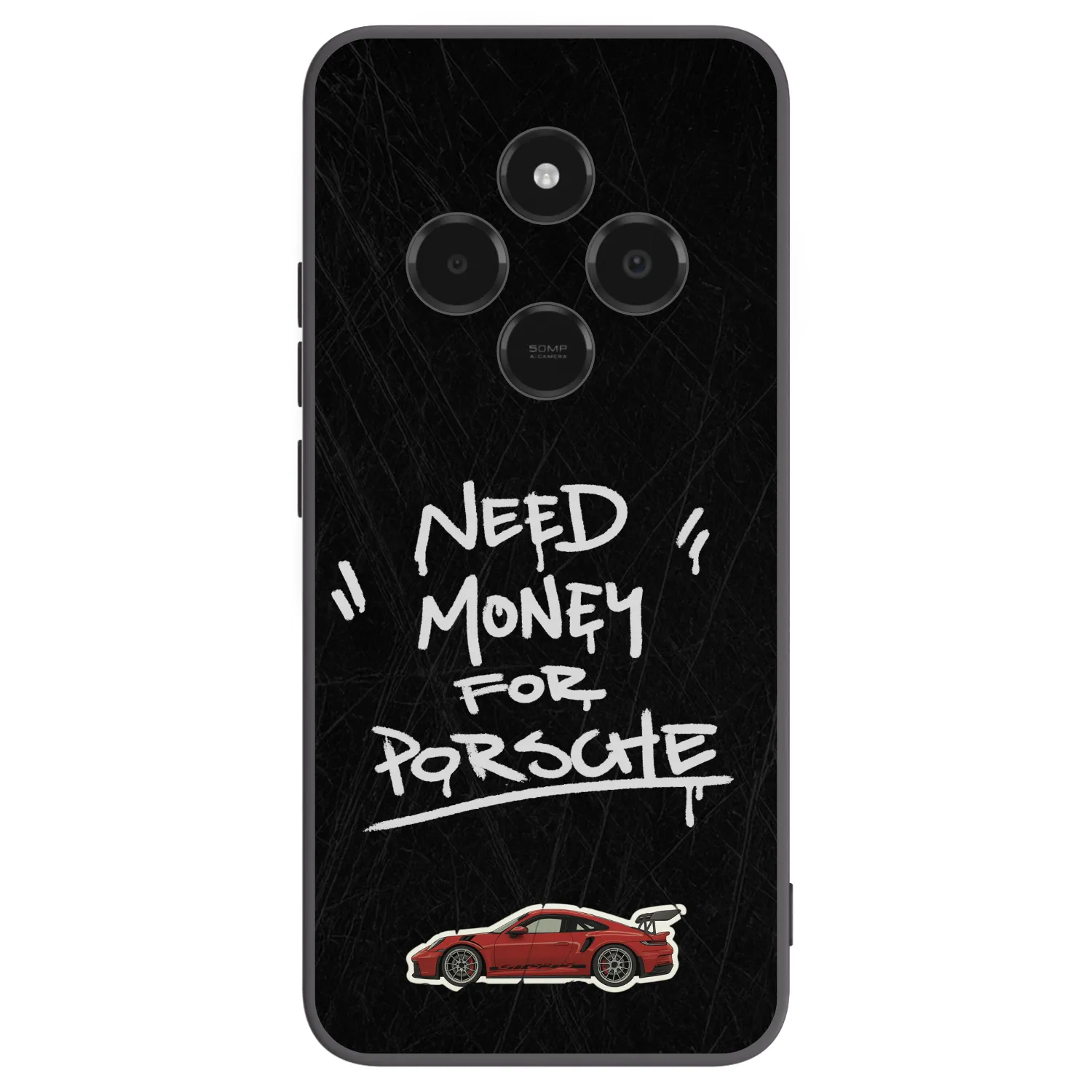 Picasee Xiaomi Poco C75 Hülle - Schwarzes Silikon - Dark Racer