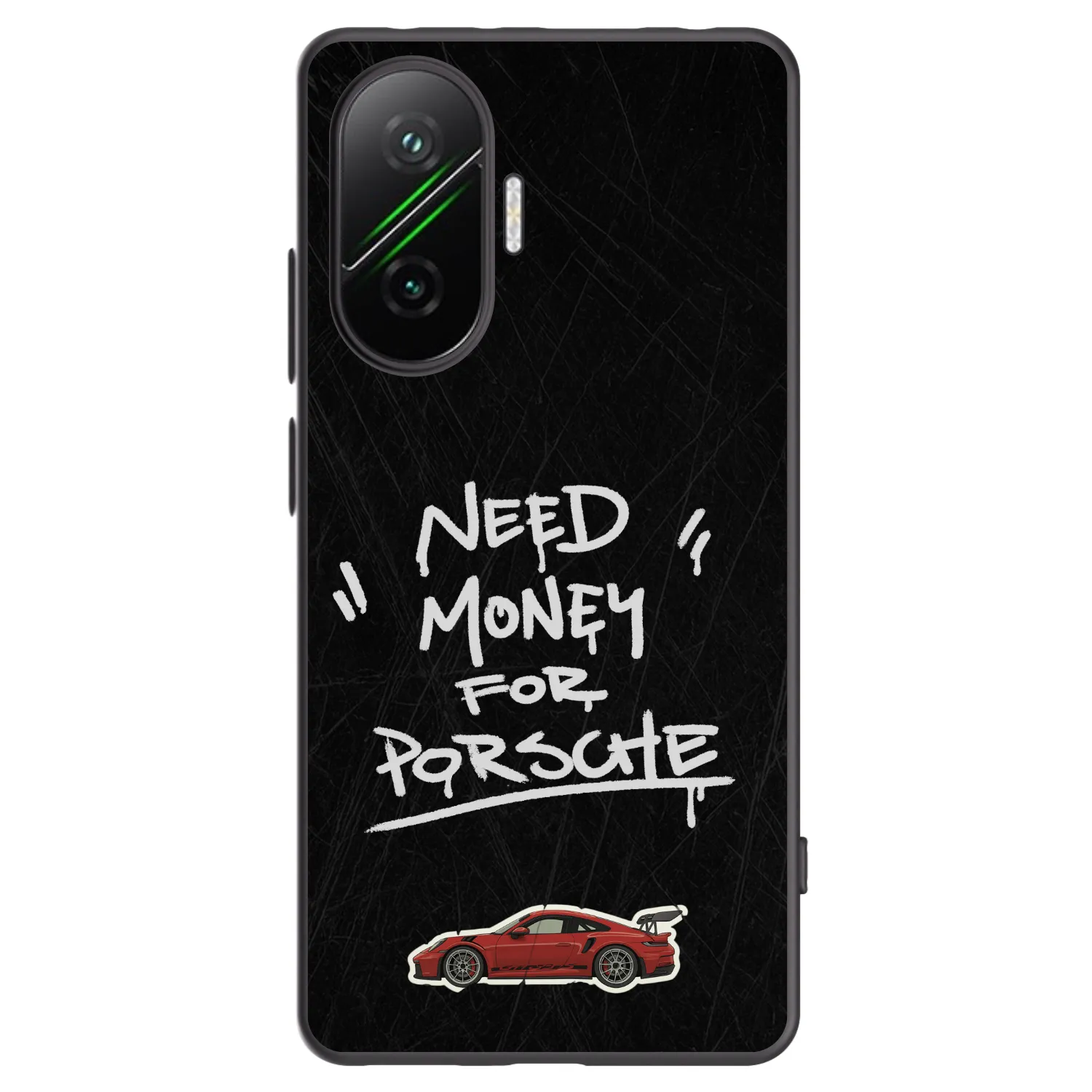 Picasee Xiaomi Poco F7 Pro 5G Hülle - Schwarzes Silikon - Dark Racer