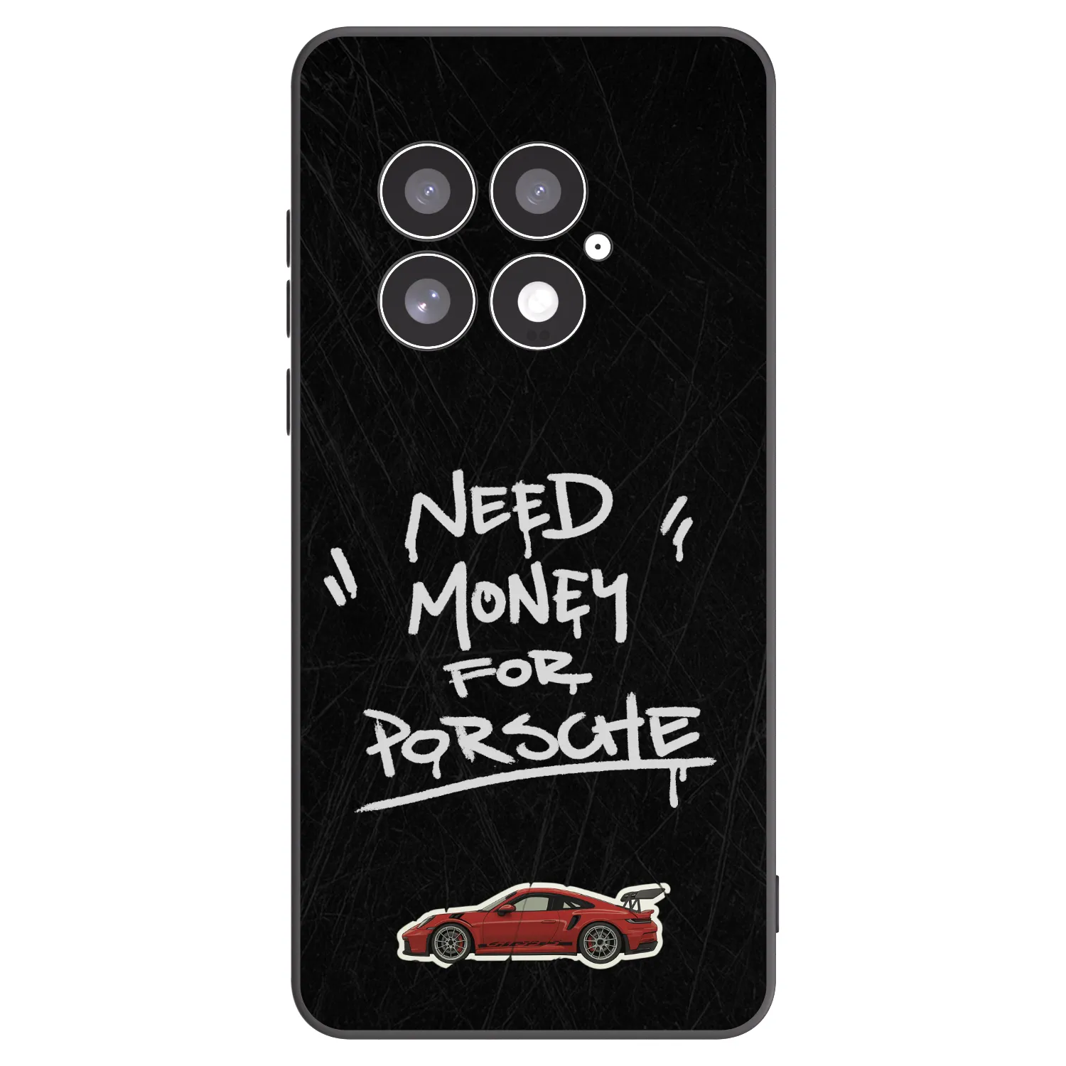 Picasee OnePlus 13 5G Hülle - Schwarzes Silikon - Dark Racer