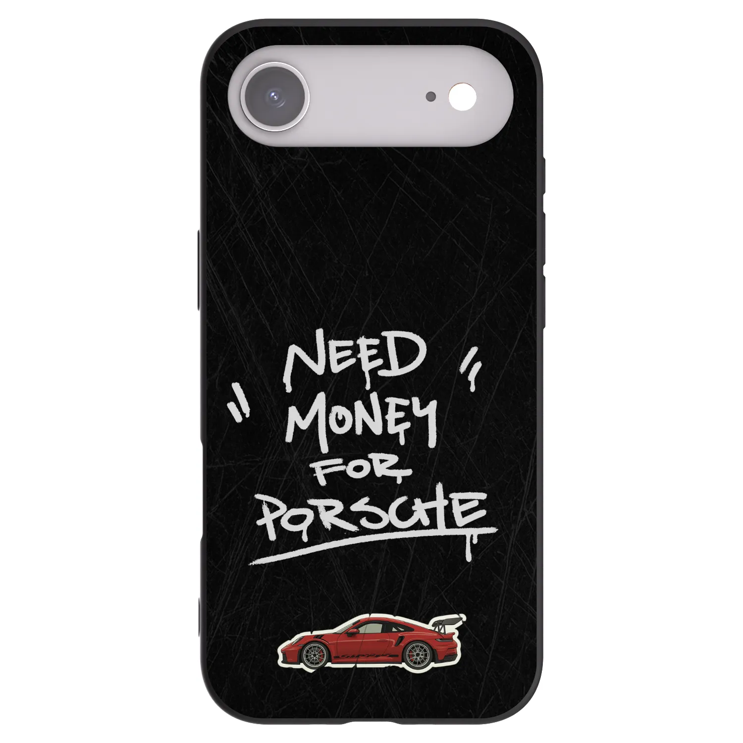 Picasee Apple iPhone Air Hülle - Schwarzes Silikon - Dark Racer