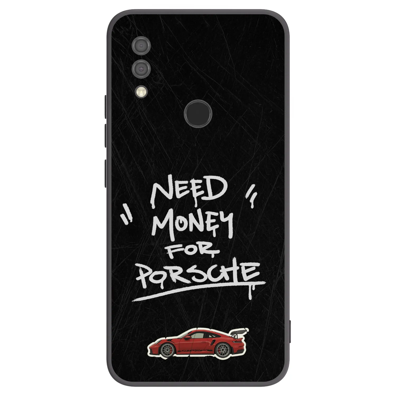 Picasee Xiaomi Redmi 7 Hülle - Schwarzes Silikon - Dark Racer