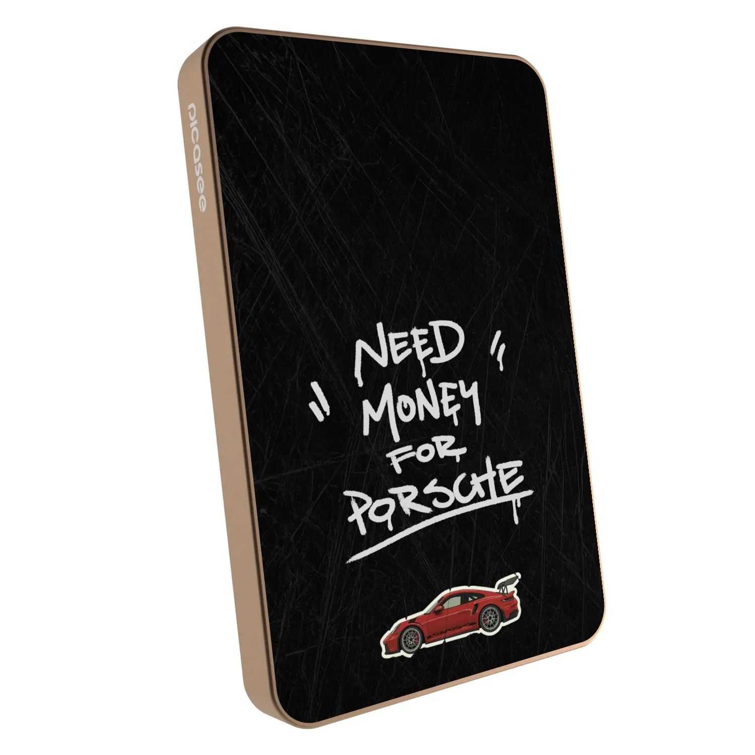 Picasee Powerbank mit MagSafe 5 000 mAh Golden - Dark Racer