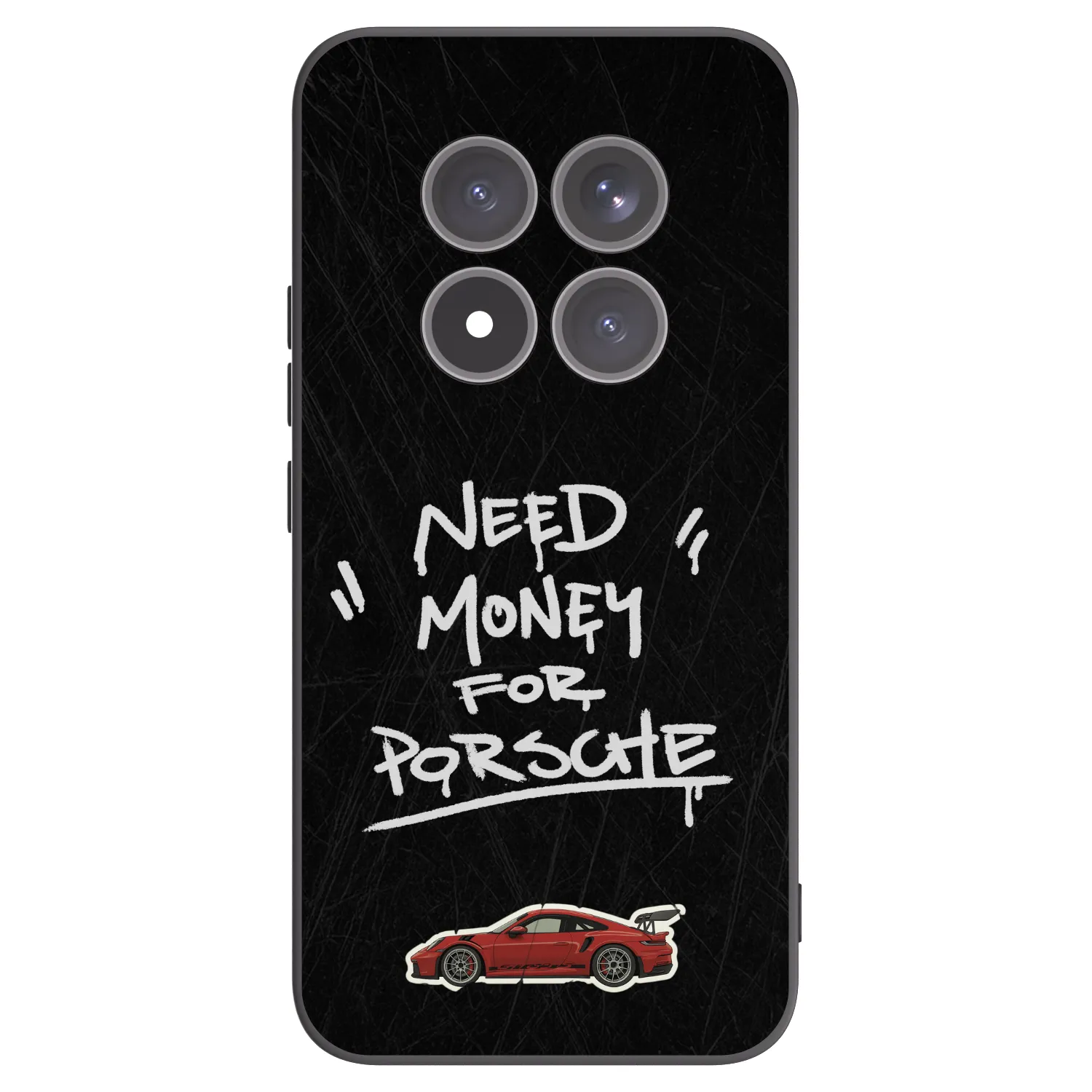 Picasee Xiaomi Redmi Note 15 Pro+ Hülle - Schwarzes Silikon - Dark Racer