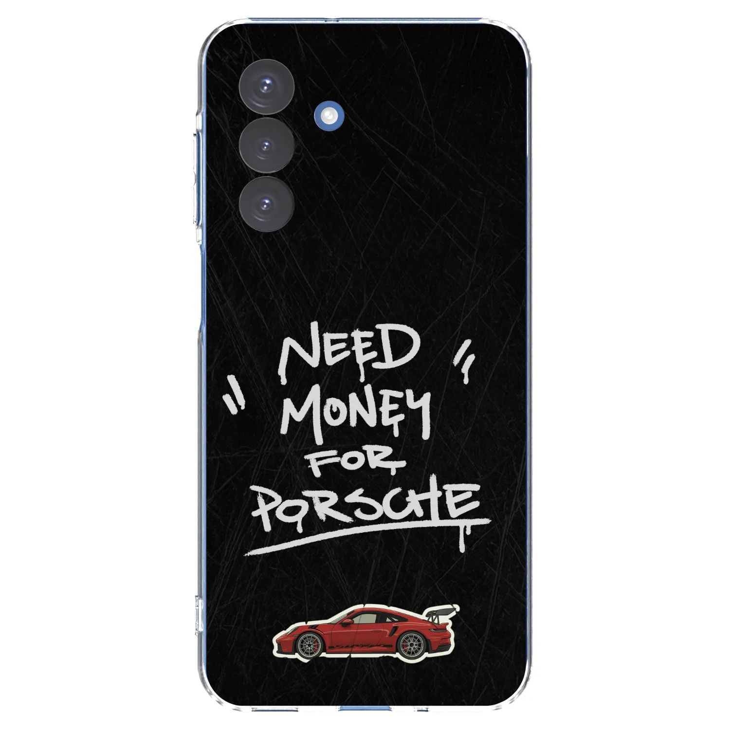 Picasee Samsung Galaxy A17 5G Hülle - Transparentes Silikon - Dark Racer