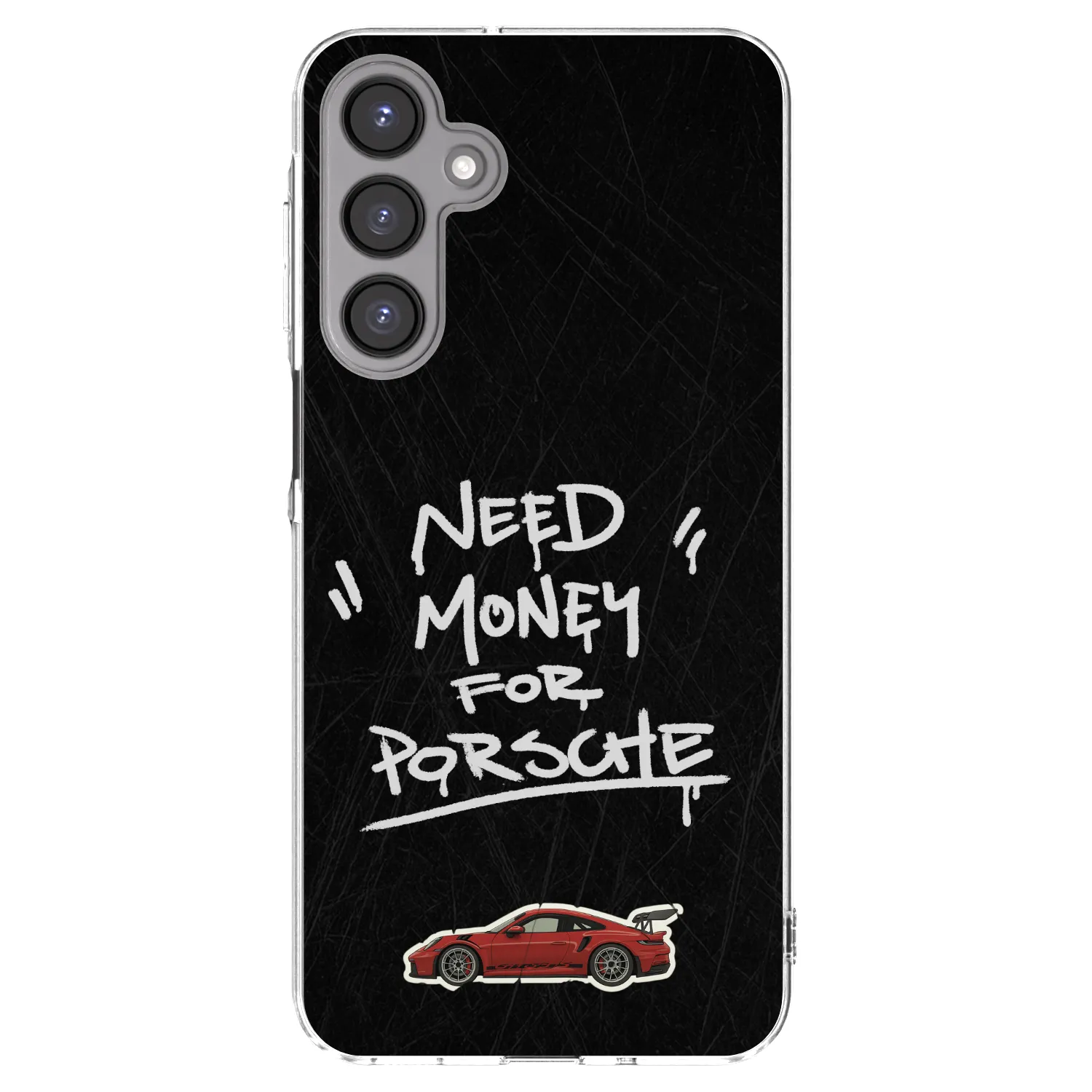 Picasee Samsung Galaxy A16 4G Hülle - Transparentes Silikon - Dark Racer