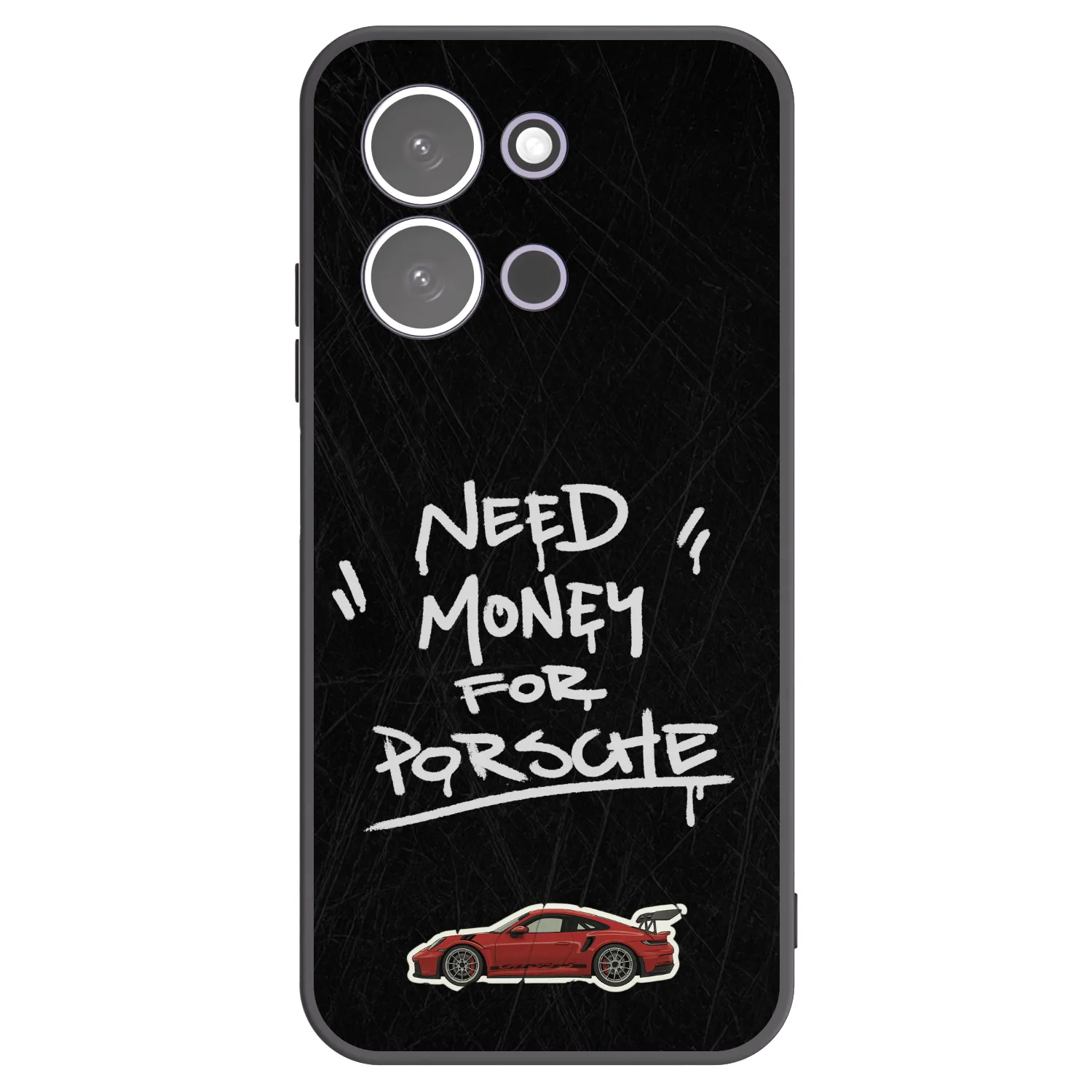 Picasee Xiaomi Redmi 15C 5G Hülle - Schwarzes Silikon - Dark Racer