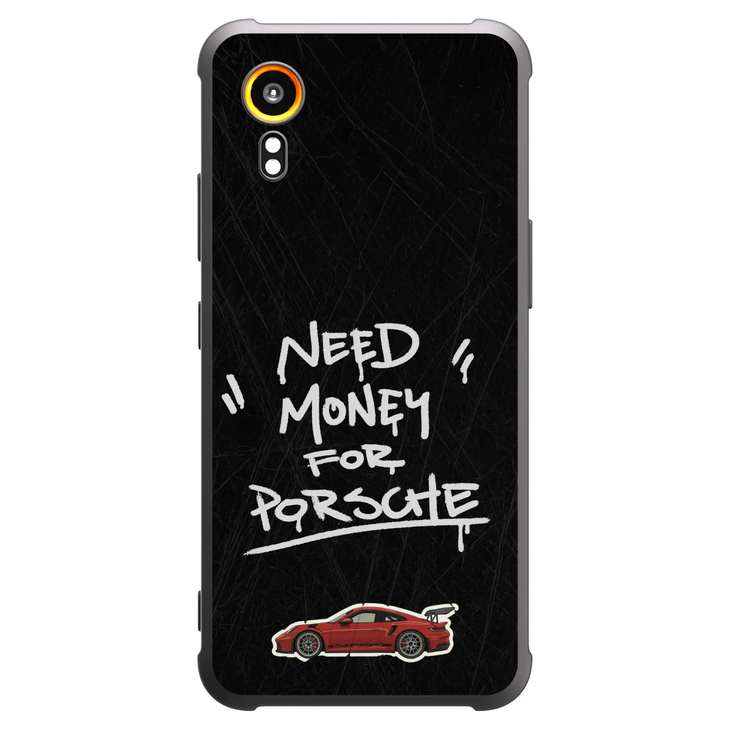 Picasee Samsung Galaxy Xcover 7 Hülle - Schwarzes Silikon - Dark Racer