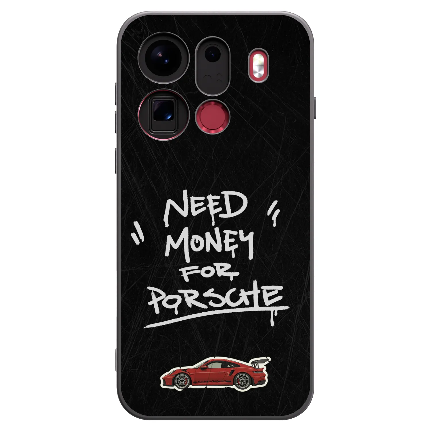 Picasee OPPO Find X9 Pro Hülle - Schwarzes Silikon - Dark Racer