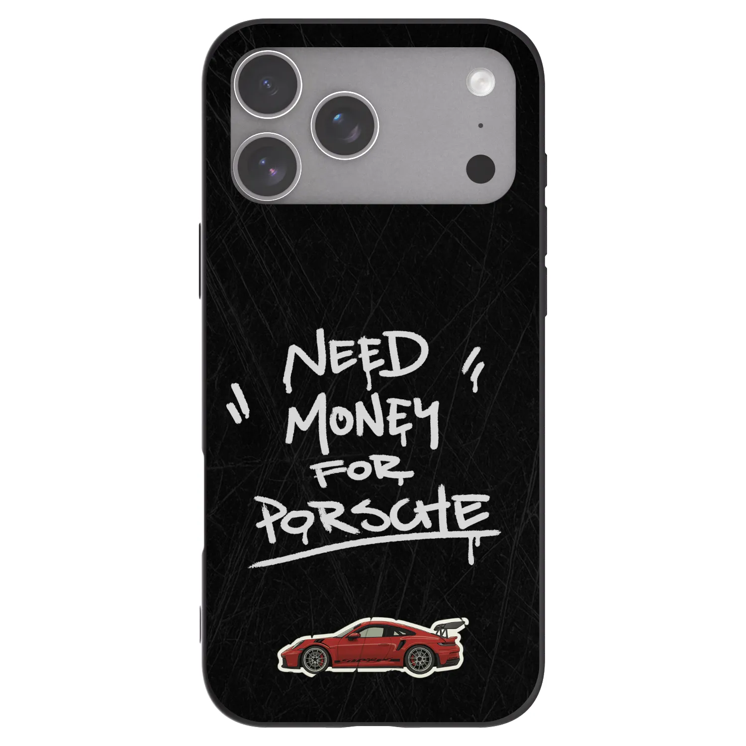 Picasee Apple iPhone 18 Pro Max Hülle - Schwarzes Silikon - Dark Racer
