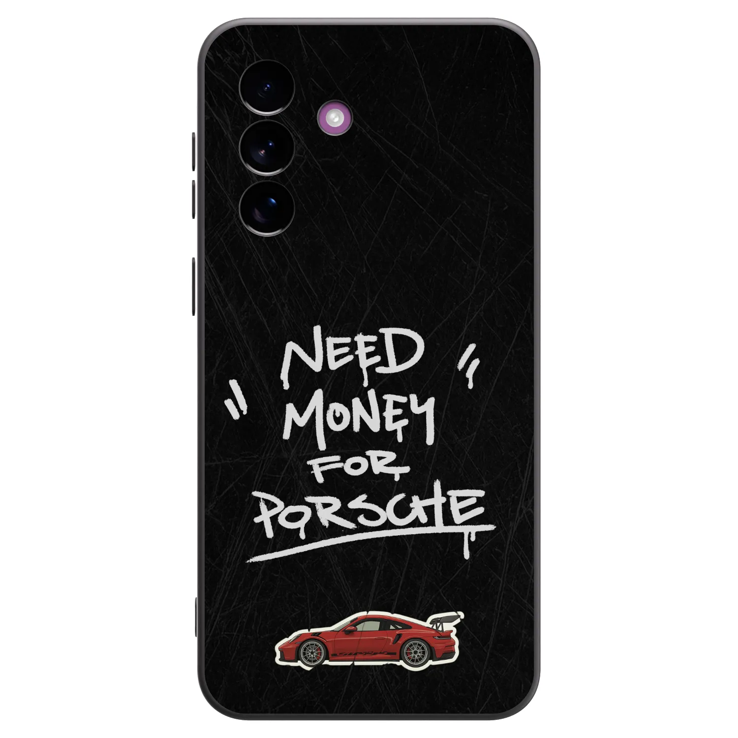 Picasee Samsung Galaxy A37 Hülle - Schwarzes Silikon - Dark Racer