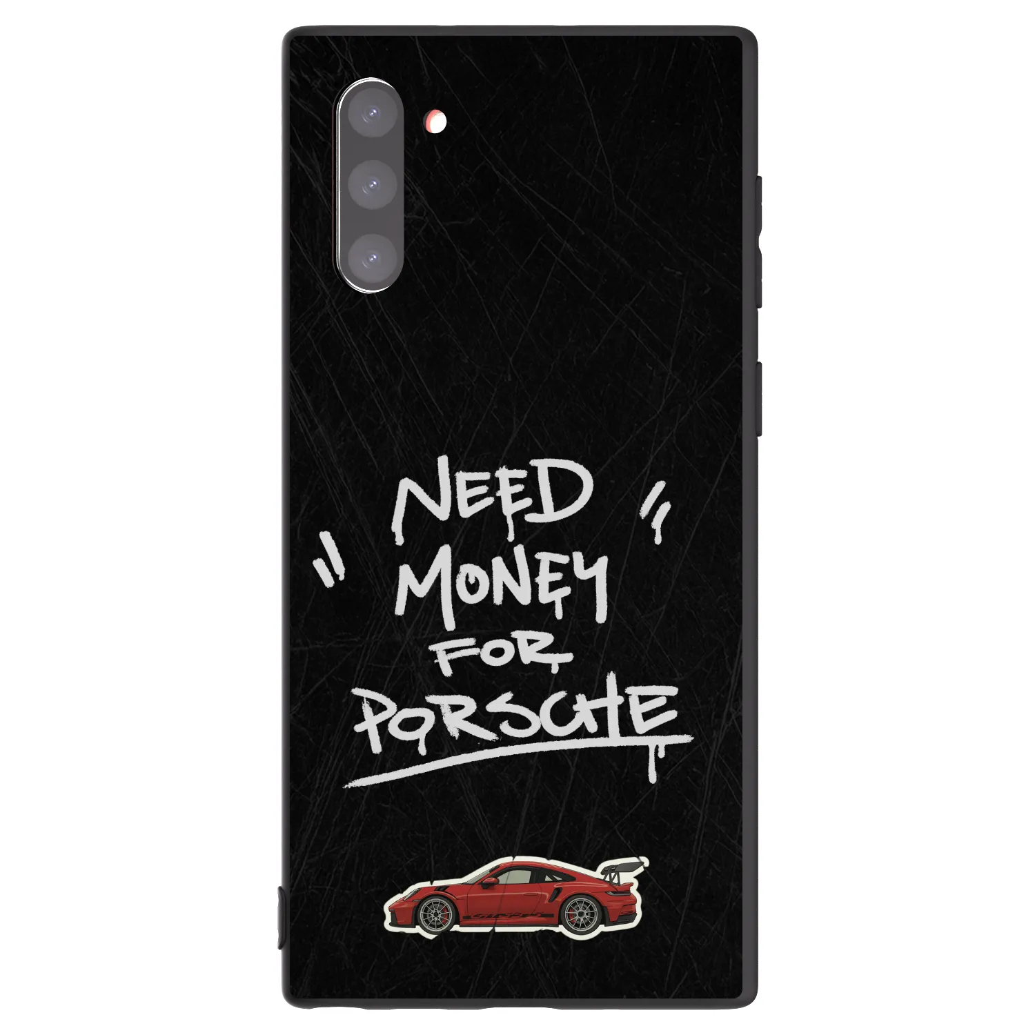 Picasee Samsung Galaxy Note 10 N970F Hülle - Schwarzes Silikon - Dark Racer