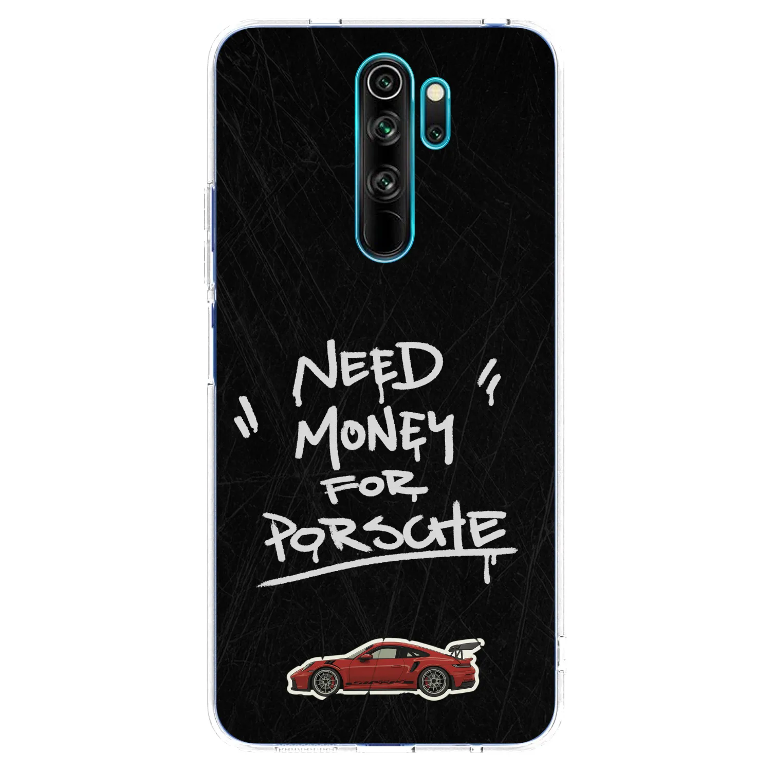 Picasee Xiaomi Redmi Note 8 Pro Hülle - Transparentes Silikon - Dark Racer
