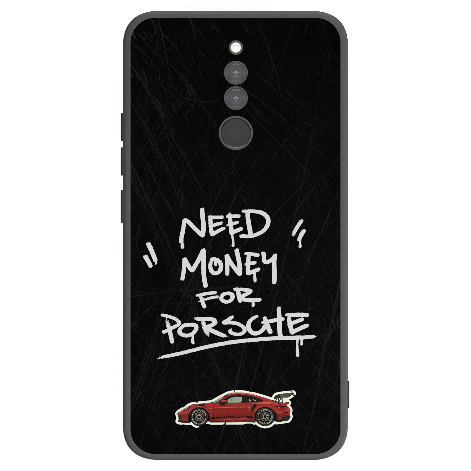 Picasee Xiaomi Redmi 8 Hülle - Schwarzes Silikon - Dark Racer