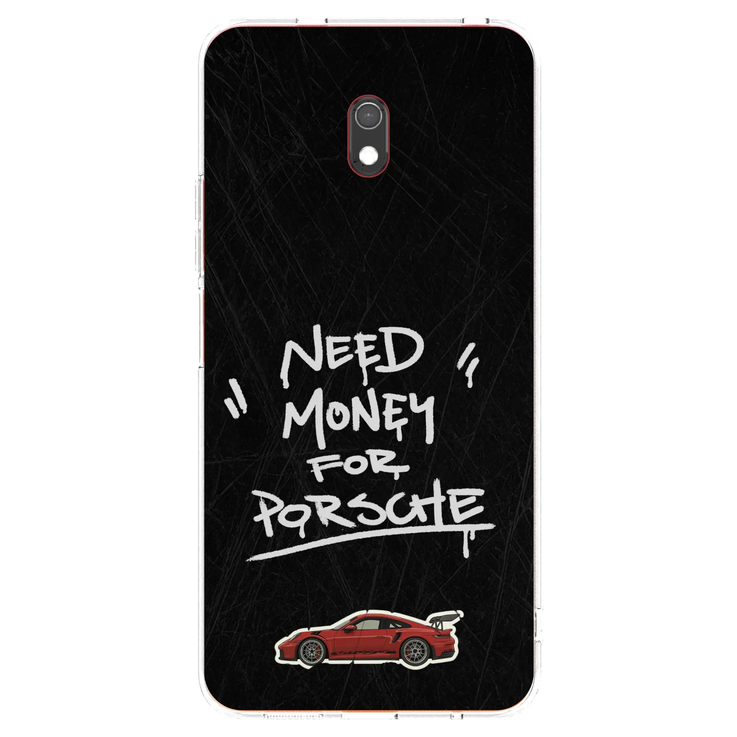 Picasee Xiaomi Redmi 8A Hülle - Transparentes Silikon - Dark Racer