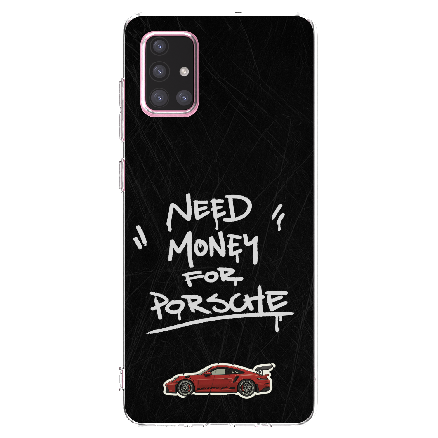 Picasee Samsung Galaxy A71 A715F Hülle - Transparentes Silikon - Dark Racer