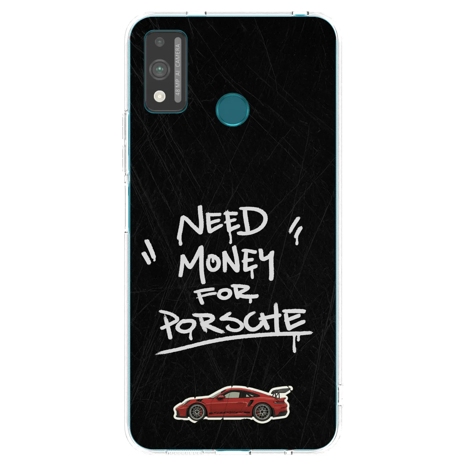 Picasee Honor 9X Lite Hülle - Transparentes Silikon - Dark Racer