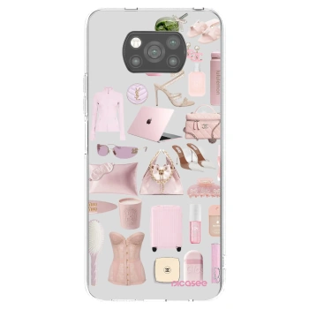 Picasee Xiaomi Poco X3 Hülle - Schwarzes Silikon - Glam Babe