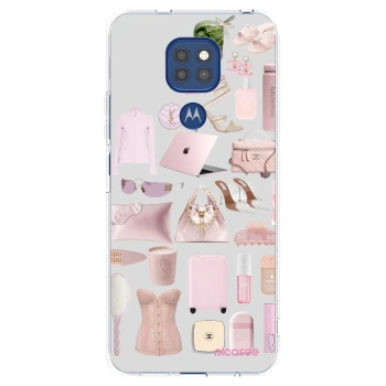 Picasee Motorola Moto G9 Play Hülle - Transparentes Silikon - Glam Babe