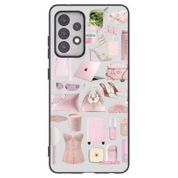 Picasee Samsung Galaxy A52 5G A525F Hülle - Schwarzes Silikon - Glam Babe