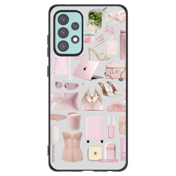 Picasee Samsung Galaxy A72 A725F Hülle - Schwarzes Silikon - Glam Babe
