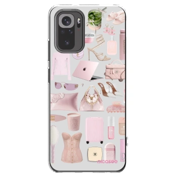 Picasee Xiaomi Redmi Note 10S Hülle - Transparentes Silikon - Glam Babe