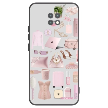 Picasee Xiaomi Redmi Note 9T Hülle - Schwarzes Silikon - Glam Babe