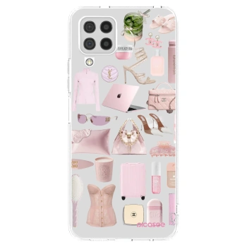 Picasee Samsung Galaxy A22 A225F 4G Hülle - Transparentes Silikon - Glam Babe