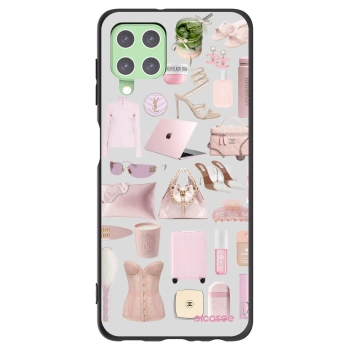 Picasee Samsung Galaxy A22 A225F 4G Hülle - Schwarzes Silikon - Glam Babe