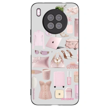 Picasee Huawei Nova 8i Hülle - Schwarzes Silikon - Glam Babe
