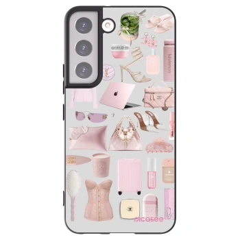 Picasee Samsung Galaxy S22 5G Hülle - Schwarzes Silikon - Glam Babe