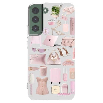 Picasee Samsung Galaxy S22+ 5G Hülle - Transparentes Silikon - Glam Babe