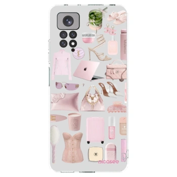 Picasee Xiaomi Redmi Note 11 Hülle - Transparentes Silikon - Glam Babe