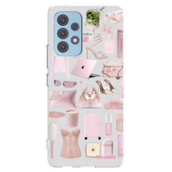 Picasee Samsung Galaxy A53 5G A536 Hülle - Transparentes Silikon - Glam Babe